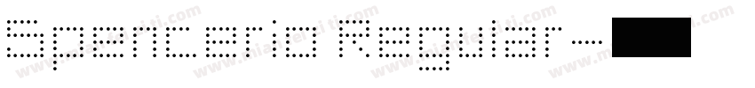 Spencerio Regular字体转换